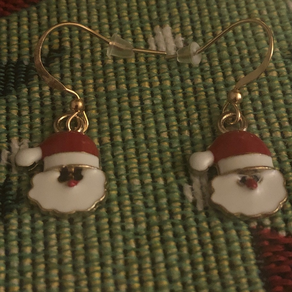 Handmade Brand New Christmas Santa Clause Earrings - Picture 2 of 4